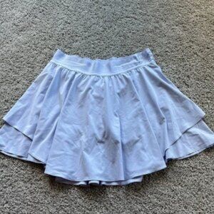 Lululemon Court Rival High-Rise Skirt Long Size 8 Pastel Blue FLAW